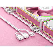 Система жидкостного охлаждения для процессора ID-Cooling FX360 INF Pink