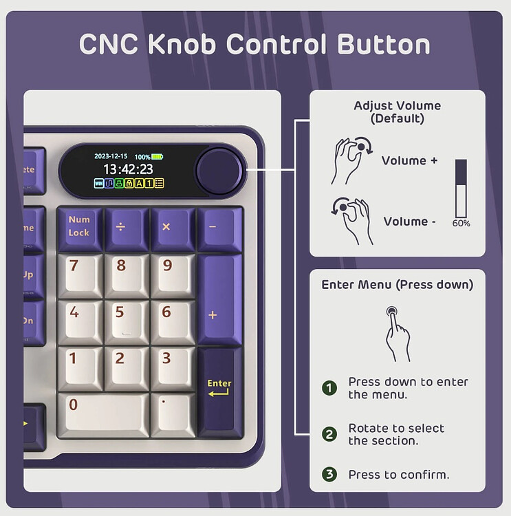 Клавиатура Royal Kludge RK-S98 Chartreuse switch/Blackberry