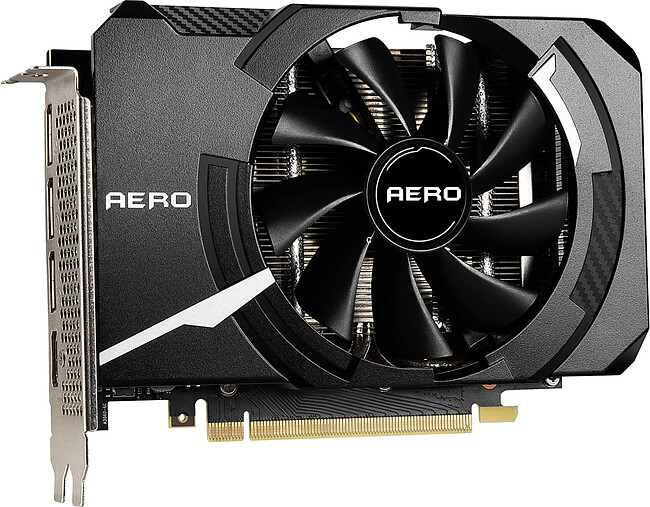 Видеокарта MSI GeForce RTX 3050 Aero ITX 8G OC V2 (RTX 3050 AERO ITX 8G OCV2)
