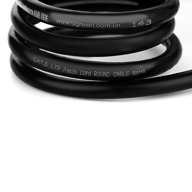 Патч-корд UGREEN NW112-11278 Black (11278)