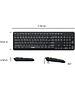 Клавиатура Ugreen Wireless Keyboard K331 Black (55654)