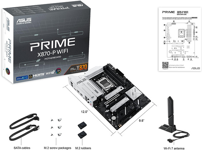 Материнская плата ASUS Prime X870-P WiFi (90MB1IS0-M0EAY0)