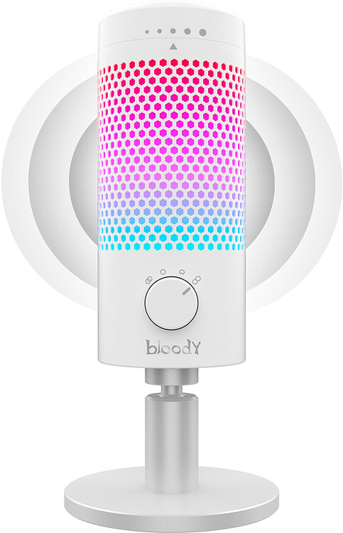 Микрофон A4Tech Bloody GM50 Pro белый