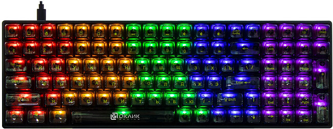 Клавиатура Oklick 915GK черный (1790371)