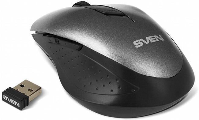 Мышь Sven RX-425W USB серый (SV-014476)