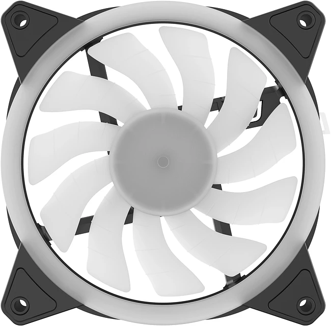 Вентилятор для корпуса GMNG GG-CF120ARGB2-PWMBK ARGB черный