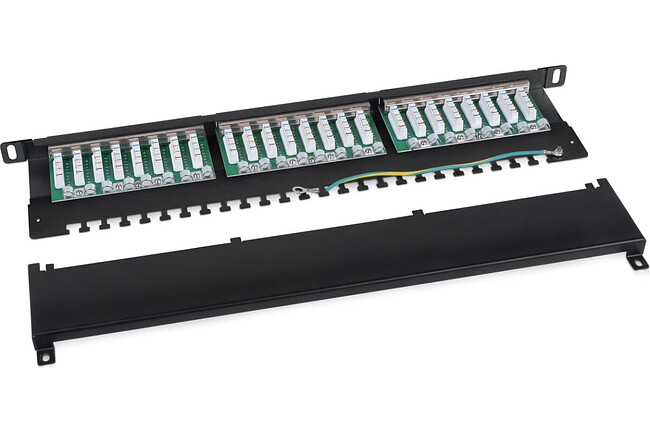 Патч-панель Cabeus PL-24-Cat.5e-SH-Dual
