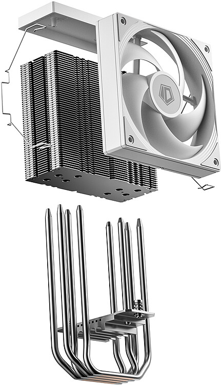 Кулер для процессора ID-Cooling FROZN A410 SE White