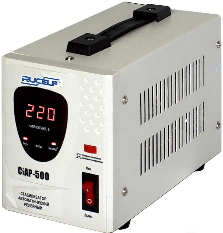 Стабилизатор напряжения Rucelf CTAP-500VA Стабилизатор напряжения Rucelf CTAP-500VA
