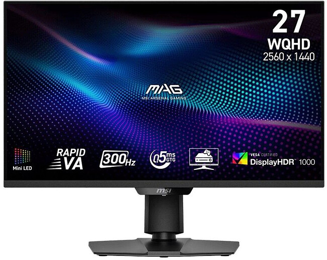 Монитор MSI MAG 274QPF X30MV Black (9S6-3CF09H-028)