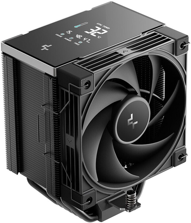 Кулер для процессора DeepCool AK700 Digital NYX черный (R-AK700-BKNNMN-GJD-1) + термопаста DeepCool DS9 3.5г (R-DS9-GY035C-G)