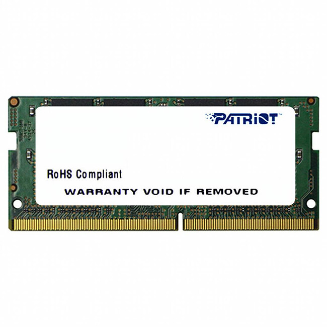 Оперативная память Patriot DDR4-2133 8GB PC-17000 SODIMM (PSD48G213381S)