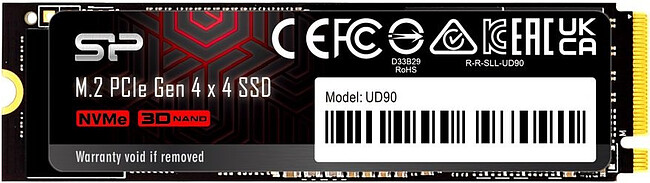SSD диск Silicon-Power PCI-E 1Tb (SP01KGBP44UD9005)