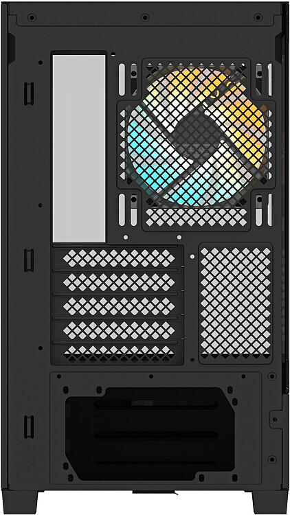 Корпус Gigabyte C201 Panoramic mATX без БП Черный (GB-C201P)