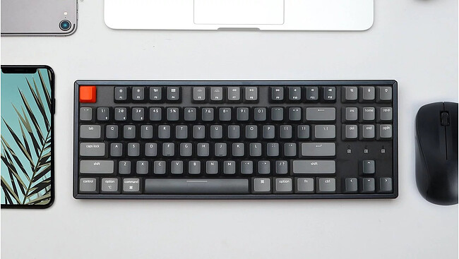 Клавиатура Keychron K8 Grey Gateron G pro Brown Switch (K8-J3-RU)