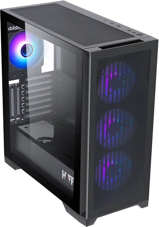 Корпус HAFF Glory ATX без БП Black