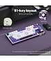 Клавиатура Royal Kludge R75 Brown switch/Blackberry
