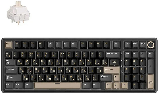 Клавиатура Royal Kludge RK R98 Pro Beige switch/Phantom