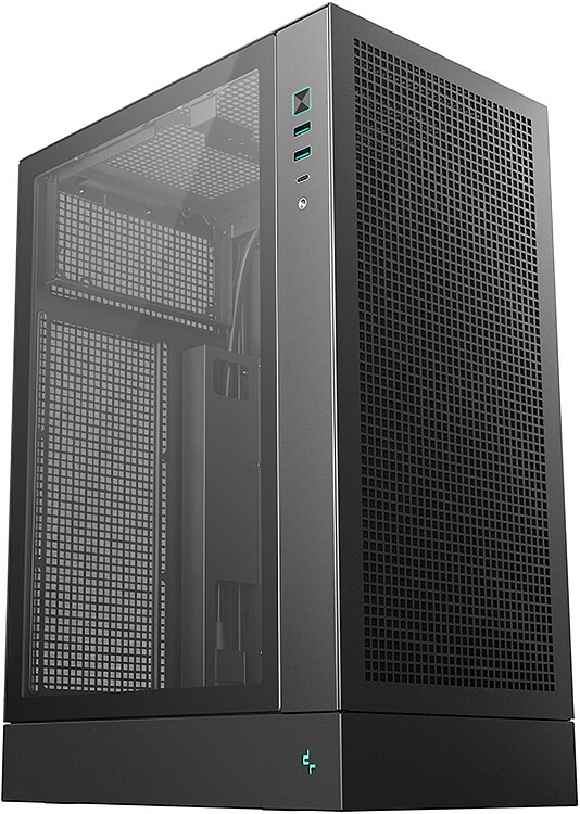 Корпус DeepCool CH170 Plus miniITX без БП черный (R-CH170-BKNGM0-G)