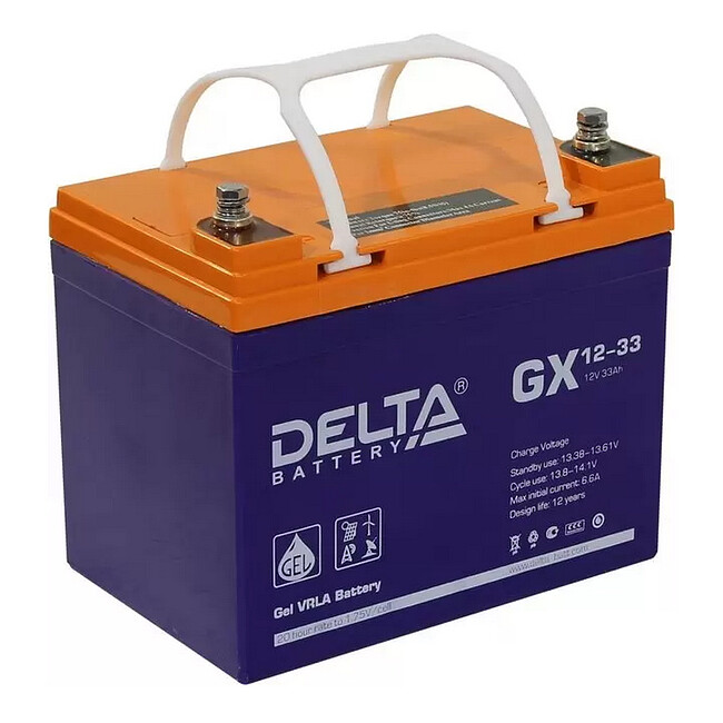 Аккумулятор для ИБП Delta GX 12-33 Аккумулятор для ИБП Delta GX 12-33