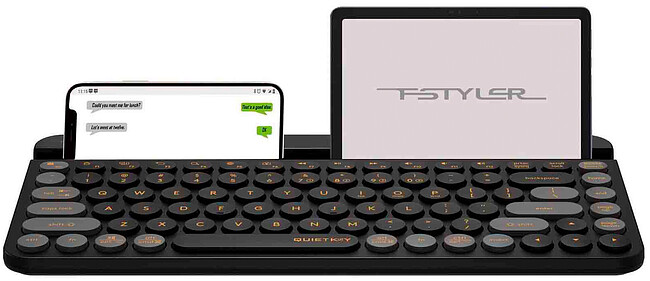 Клавиатура A4Tech Fstyler FBK30 черный/серый