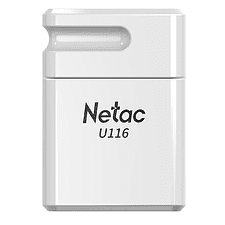 USB Flash-накопитель Netac U116 32GB белый (NT03U116N-032G)