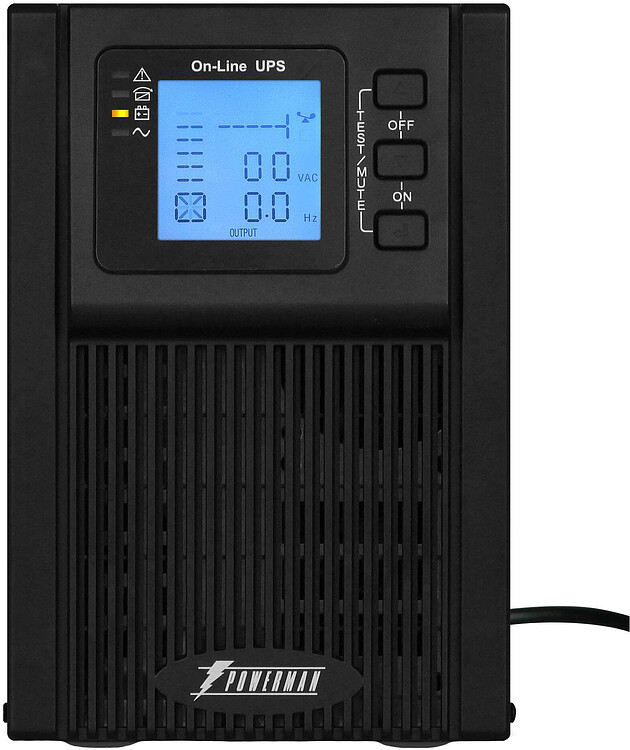 Источник бесперебойного питания PowerMan Online 1000 Plus (6114084)
