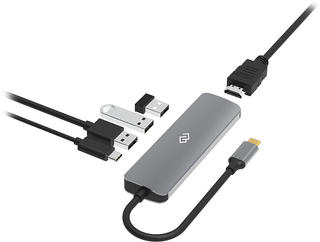 Док-станция Digma DS-501 серый