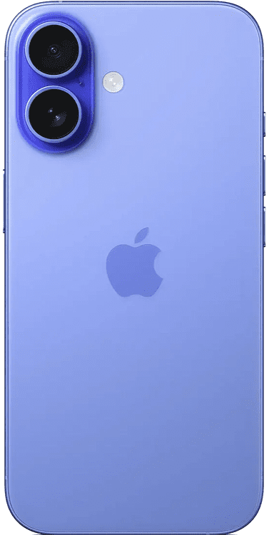 Смартфон Apple iPhone 16 128Gb A3286 ультрамарин (MYDU3J/A)