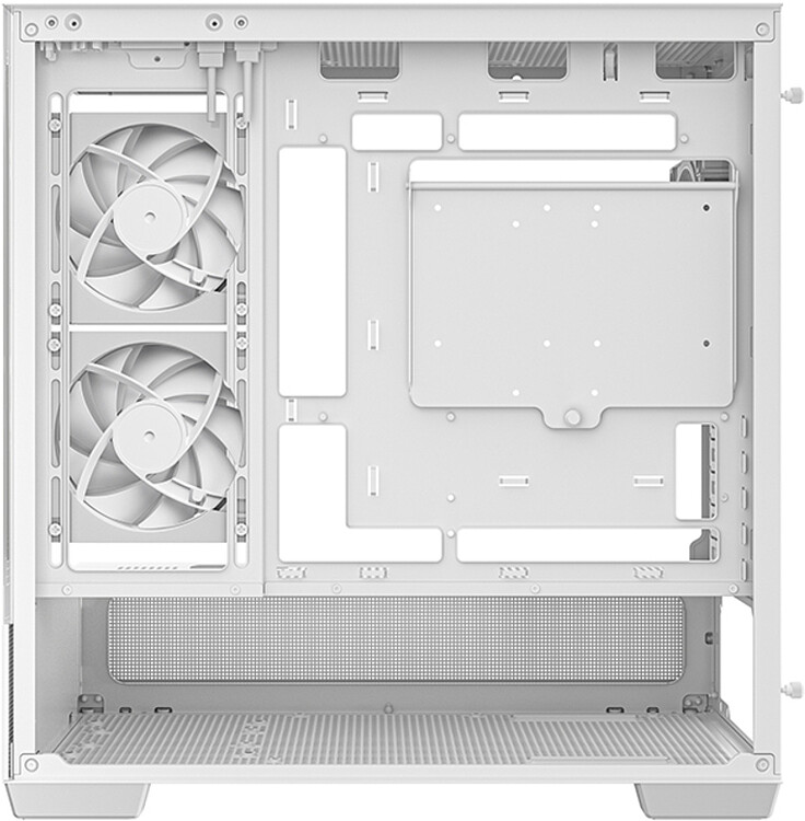 Корпус DeepCool CG380 3F WH ITX без БП белый (R-CG380-WHAGM3-G)
