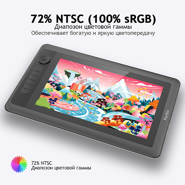 Графический планшет Parblo Coast 12pro Gen2 Black
