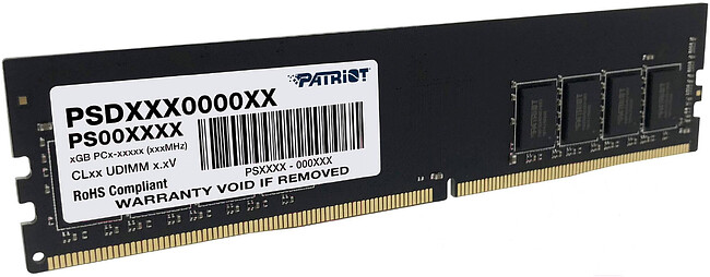 Оперативная память Patriot Signature Line 32GB DDR4 PC4-25600 DIMM (PSD432G32002)