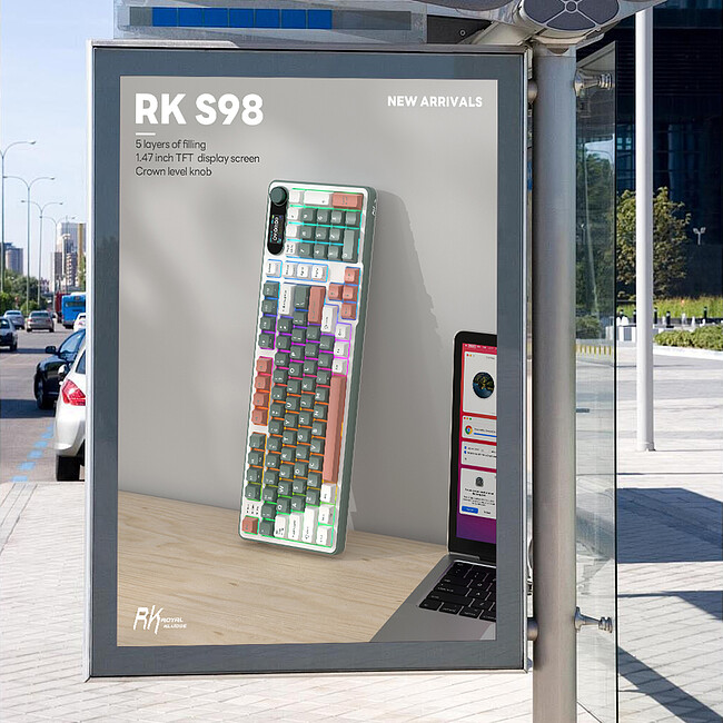 Клавиатура Royal Kludge RK-S98 Brown switch/Camping