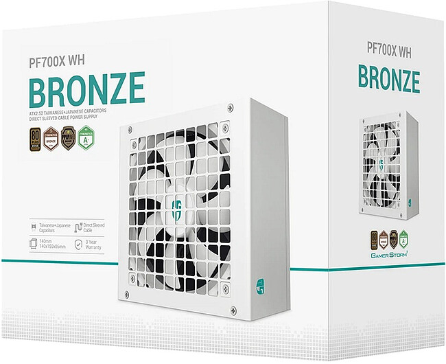 Блок питания DeepCool PF700X WH (R-PF700X-HD0W-WGEU)