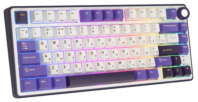 Клавиатура Royal Kludge R75 Brown switch/Blackberry