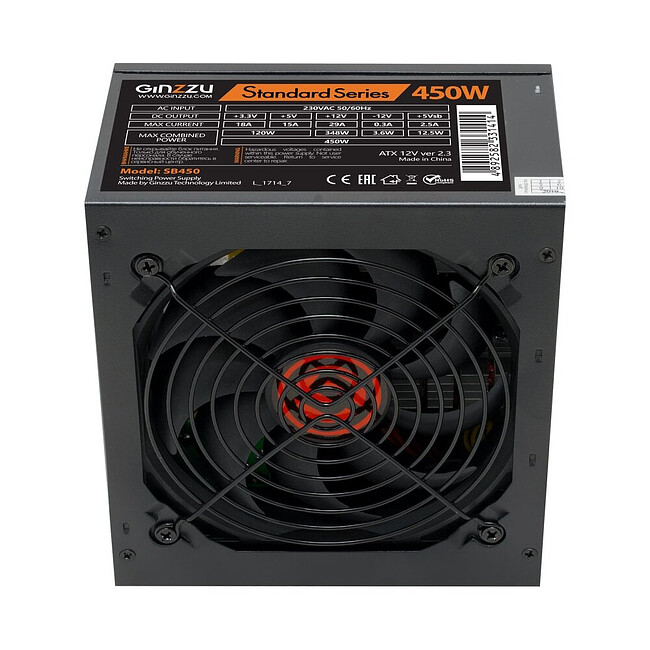 Блок питания Ginzzu SB450 450W