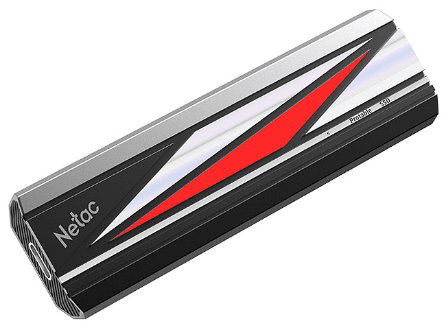 Внешний накопитель Netac USB-C 512GB черный (NT01ZX20L-512G-32BK)