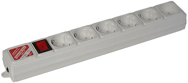 Сетевой фильтр Power Cube SPG(5+1)-B-6 1.9 м серый