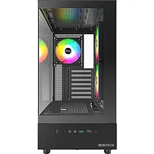 Корпус Montech XR без БП ATX черный (XR BL)