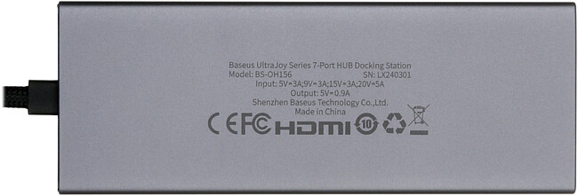 Док-станция Baseus UltraJoy Space Grey (B00052803811-03)