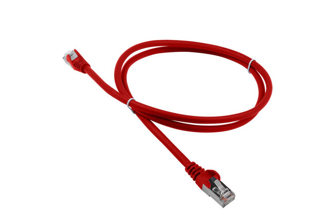 Патч-корд Lanmaster LAN-PC45/S5E-0.5-RD красный