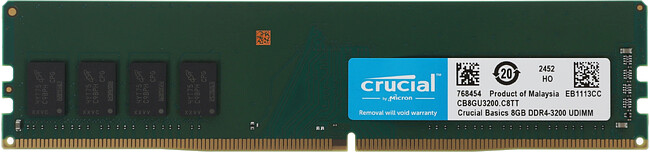 Оперативная память Crucial Basics 8GB DDR4 (CB8GU3200)