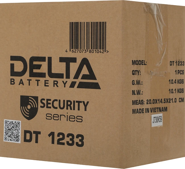 Аккумулятор для ИБП Delta 12V/33Ah (DT 1233)