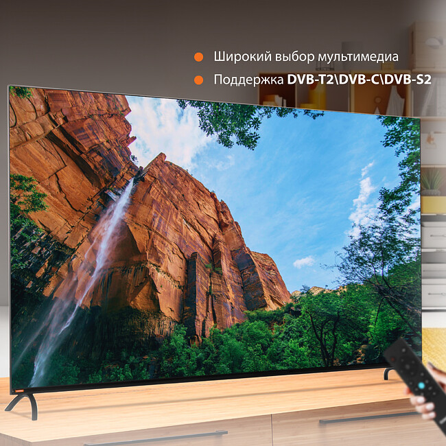Телевизор SunWind SUN-LED65XU401 черный