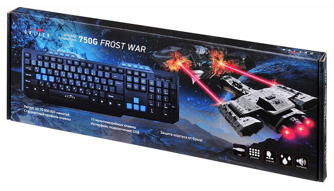 Клавиатура Oklick 750G Frost War