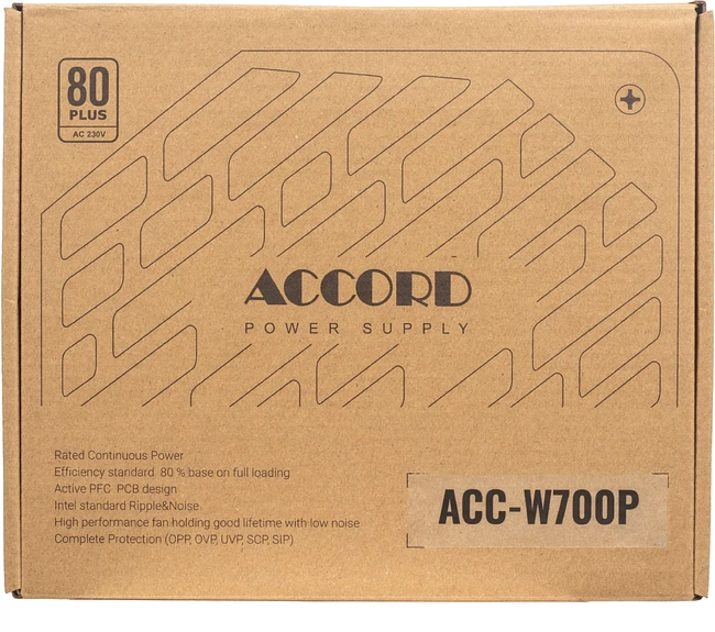 Блок питания Accord ATX 700W 80 Plus White (ACC-W700P)