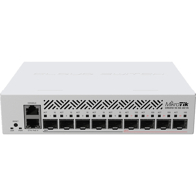 Коммутатор MikroTik CRS310-1G-5S-4S+IN