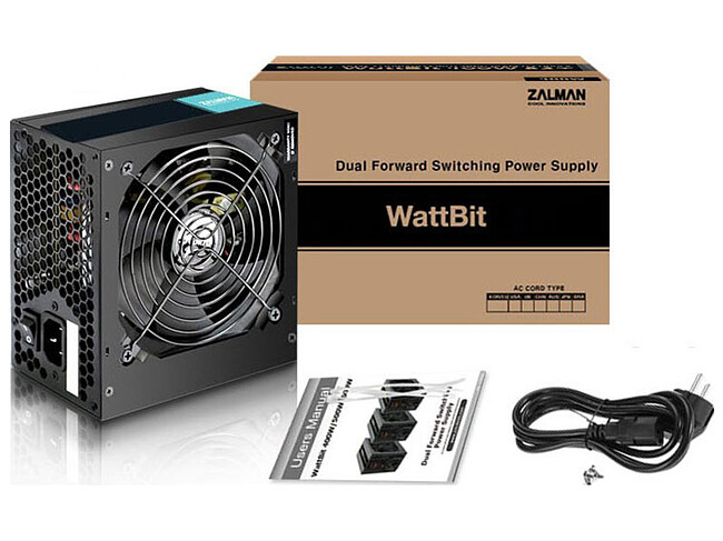 Блок питания Zalman Wattbit II 500W ATX черный (ZM500-XEII)