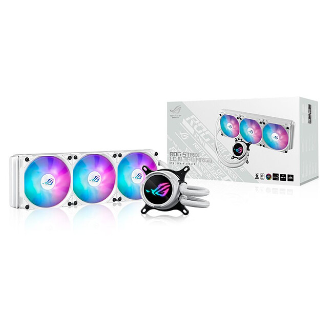 Кулер для процессора ASUS ROG STRIX LC III 360 ARGB WHT (90RC00T2-M0UAY0)