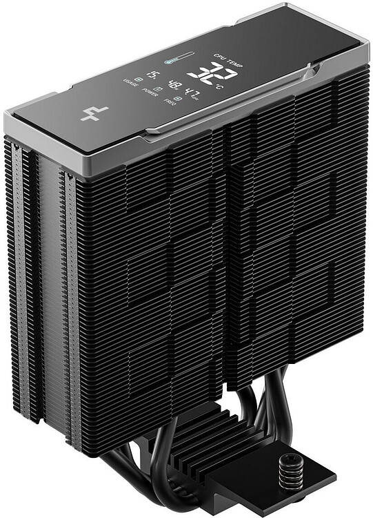 Кулер для процессора DeepCool AK400 G2 Digital NYX черный (R-AK400G2-BKNNMN-GJD-1) + термопаста DeepCool DS9 3.5г (R-DS9-GY035C-G)